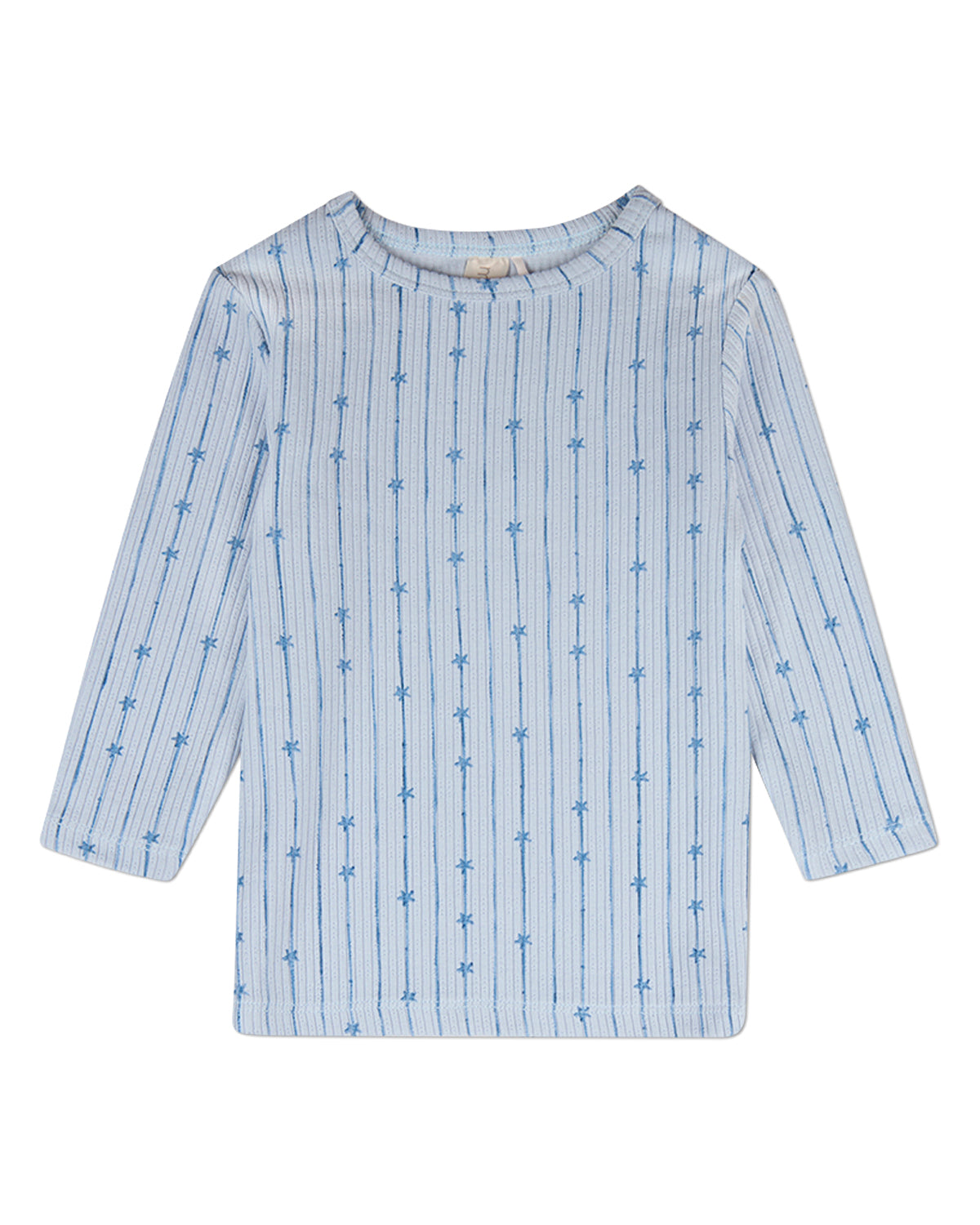 2 Piece Kids "Star Light, Star Bright" Ribbed Pointelle Pajama Set