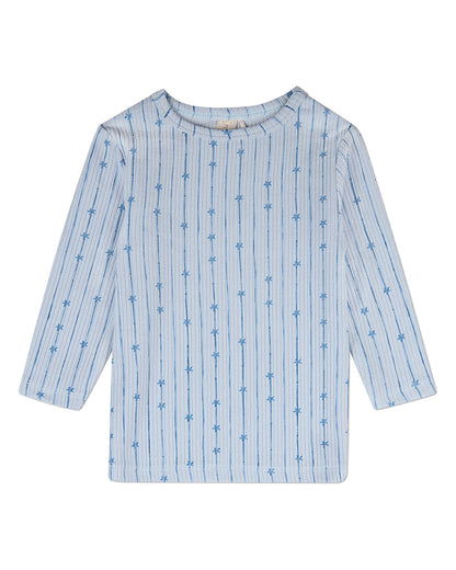 2 Piece Kids "Star Light, Star Bright" Ribbed Pointelle Pajama Set