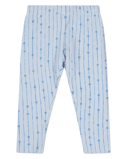 2 Piece Kids "Star Light, Star Bright" Ribbed Pointelle Pajama Set