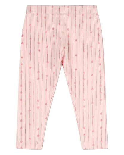 2 Piece Kids "Star Light, Star Bright" Ribbed Pointelle Pajama Set