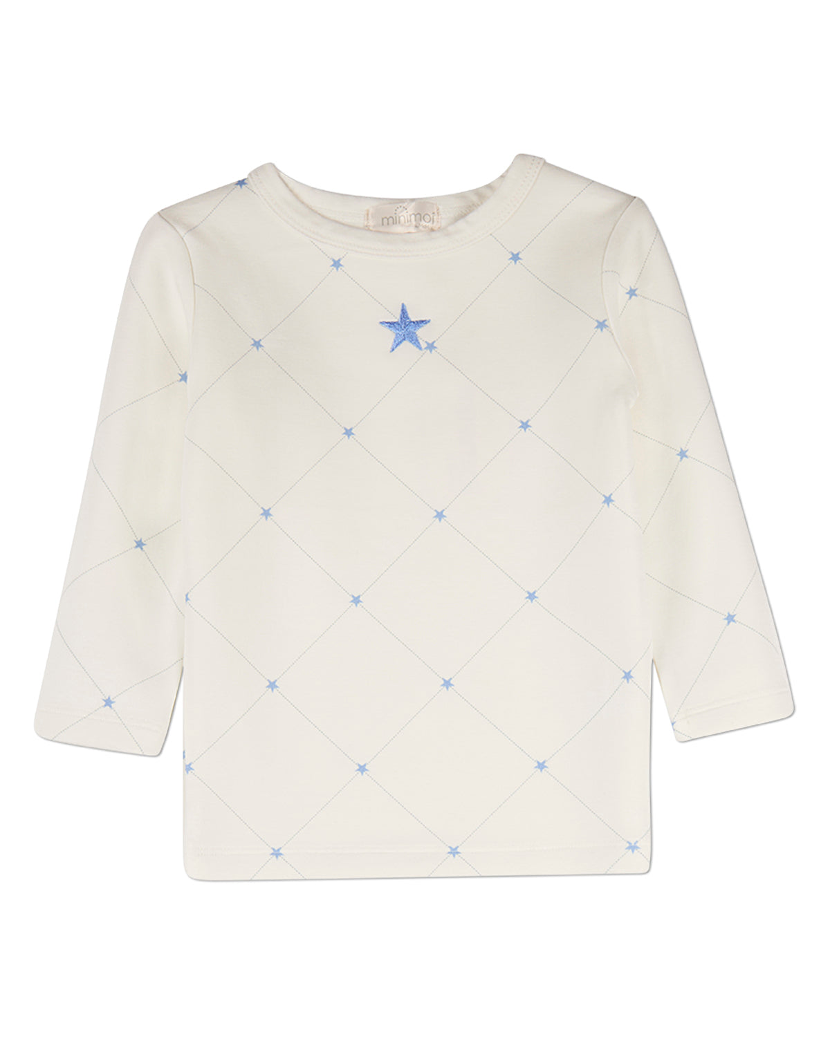 2 Piece Boys "Stars and Stitching" Cotton/Rayon-Blend Pajama Set