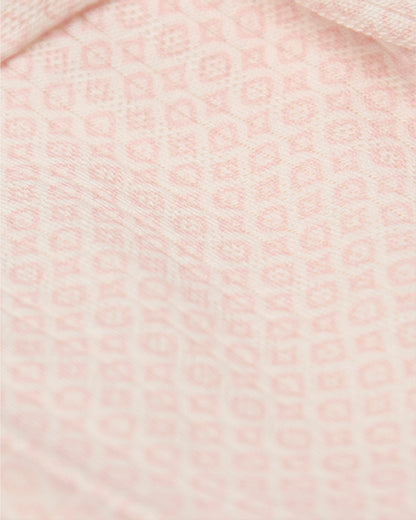 Baby "Allover Abstract Print" 100% Cotton Pointelle Knit Bonnet
