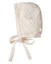 Baby Girls "Harlequin Heart" Modal-Blend All-Over Printed Bonnet