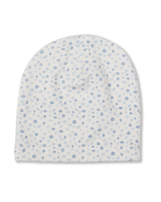 Baby "Abstract Spots" Reversible Rayon-Blend Beanie