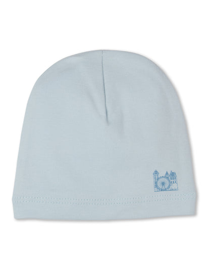 Baby "Merry Skyline" 100% Cotton Beanie with San Francisco Graphics