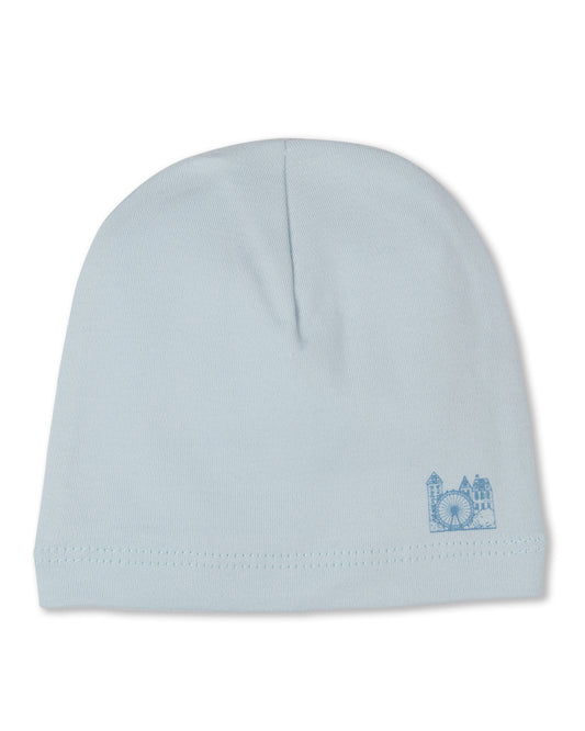 Baby "Merry Skyline" 100% Cotton Beanie with San Francisco Graphics
