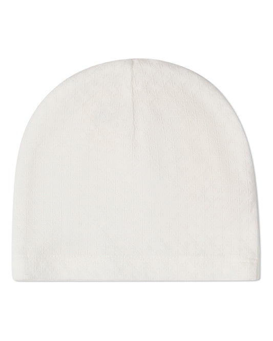 Baby Unisex "Sweetest Bloom" Cotton/Rayon Tonal Textured Beanie