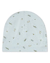 Baby "Tiny Leaves" Rayon-Blend Fine-Gauge Mini-Print Beanie