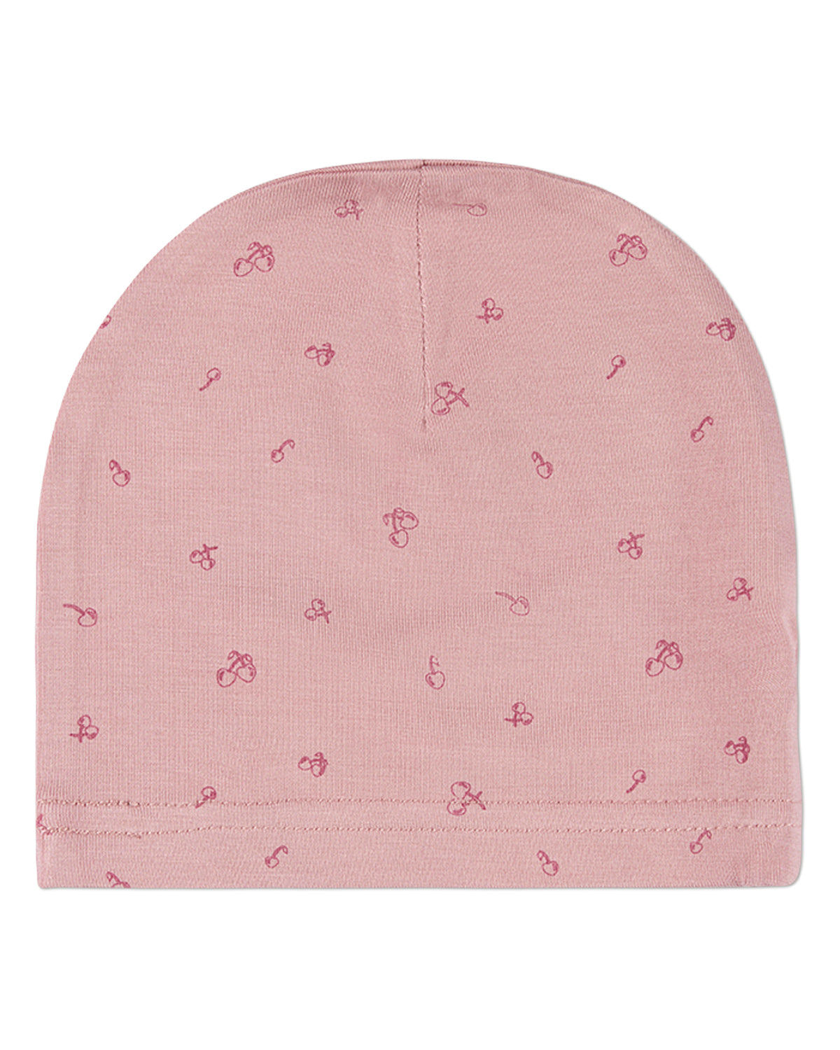 Baby "Delightful Cherries" Modal-Blend Mini-Print Beanie