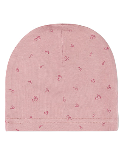 Baby "Delightful Cherries" Modal-Blend Mini-Print Beanie