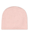 Baby Rayon-Blend Ribbed Crisscross-Textured Solid-Color Beanie