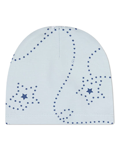 Baby Boys "Entangled Stars" 100% Cotton Knit Beanie