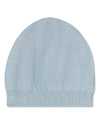 Baby Ribbed 100% Cotton Fine-Gauge Knit Beanie with Chunky Rib Trim