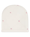 Baby Girls "Rosettes and Stitching" Cotton/Rayon-Blend Beanie
