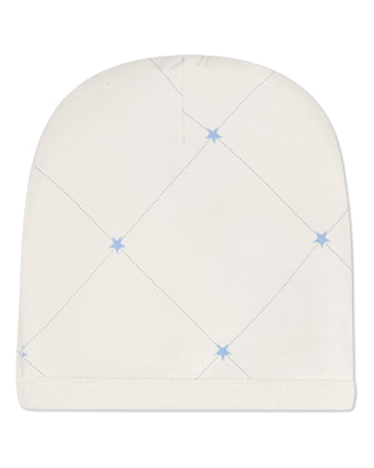 Baby Boys "Stars and Stitching" Cotton/Rayon-Blend Beanie