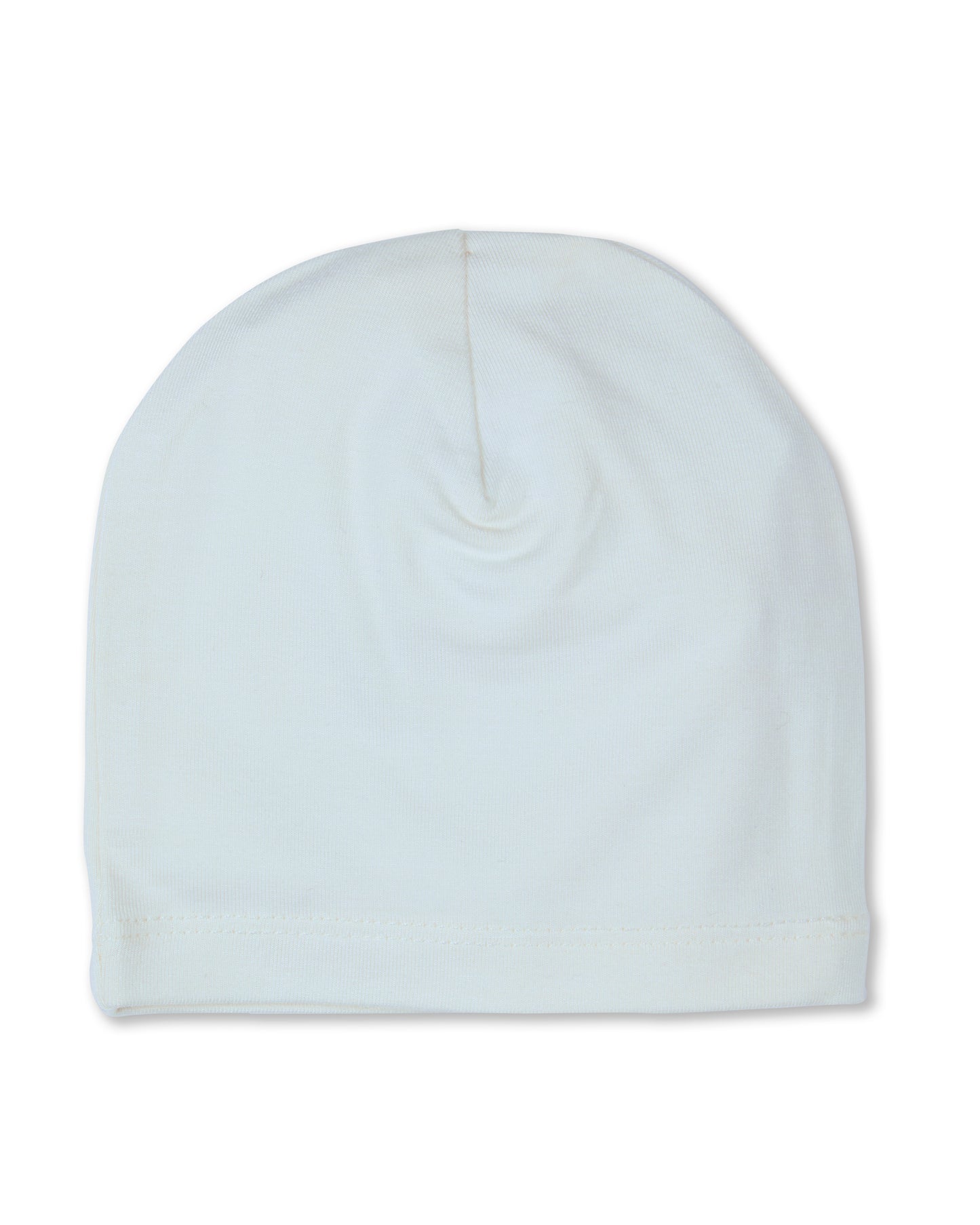 Baby No-Fold Cotton-Rich Solid-Color Fine-Gauge Beanie