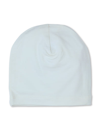 Baby No-Fold Cotton-Rich Solid-Color Fine-Gauge Beanie