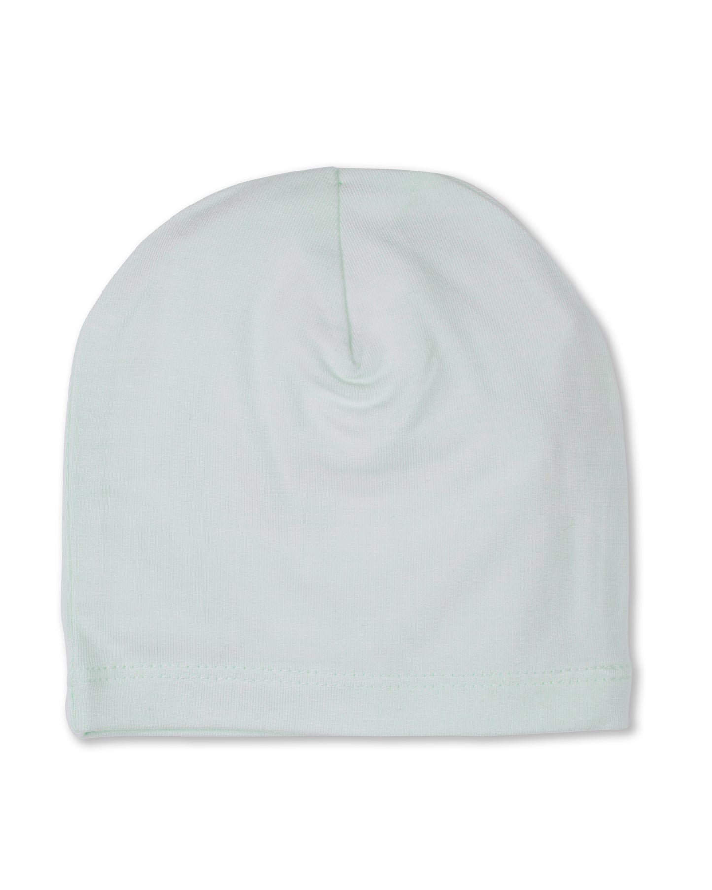 Baby Basic No-Fold 100% Cotton Fine-Gauge Solid-Color Beanie