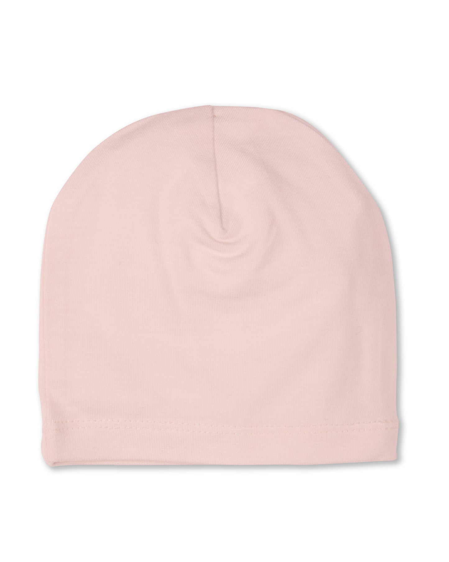Baby Basic No-Fold 100% Cotton Fine-Gauge Solid-Color Beanie