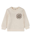 Boys "Smiles All Around" Cotton-Rich Pullover Crewneck Sweatshirt