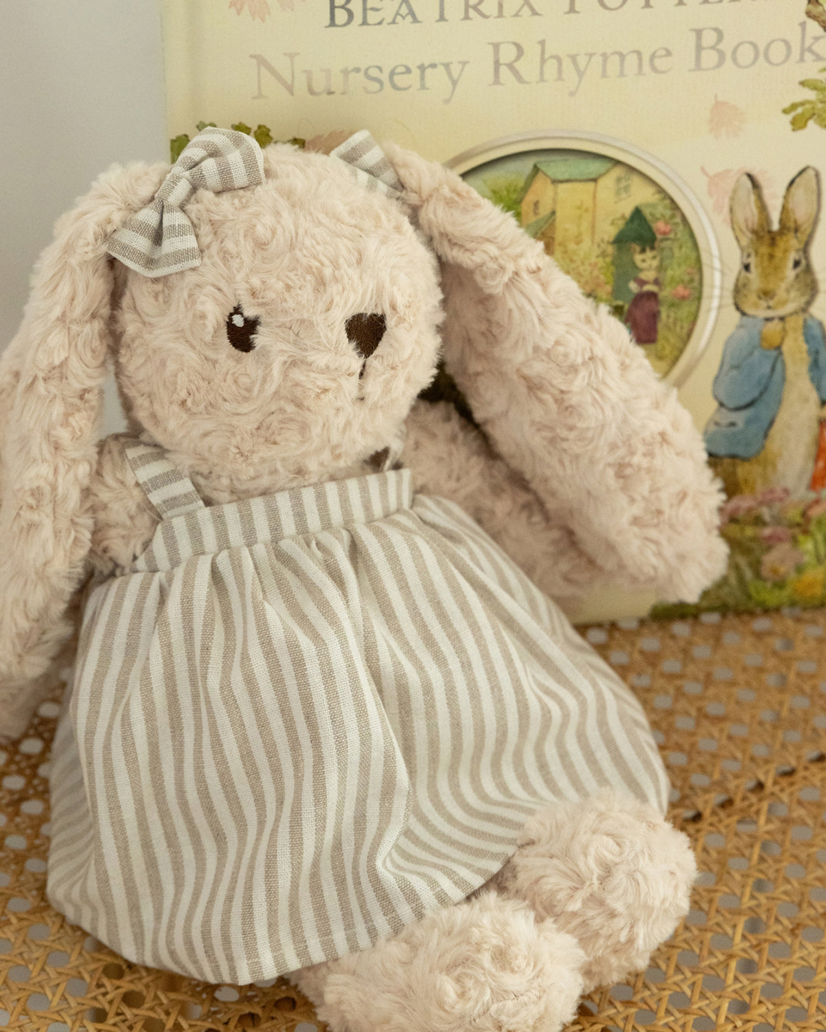 Baby "Miffy" Bunny Doll : Color: Oatmeal