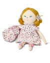 2 Piece "Luna" Mini Rag Doll and Security Blanket Set : Color: Winter White