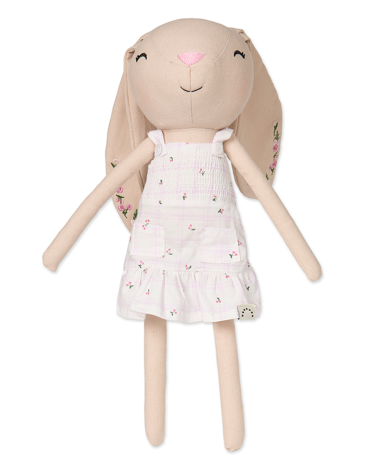 Bella Cotton/Linen Bunny Doll : Color: Pink