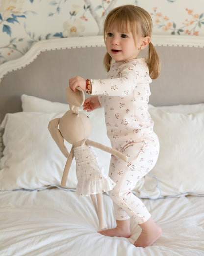 Bella Cotton/Linen Bunny Doll