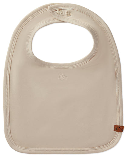 Solid Snap Back Modal Bib : Color: Latte