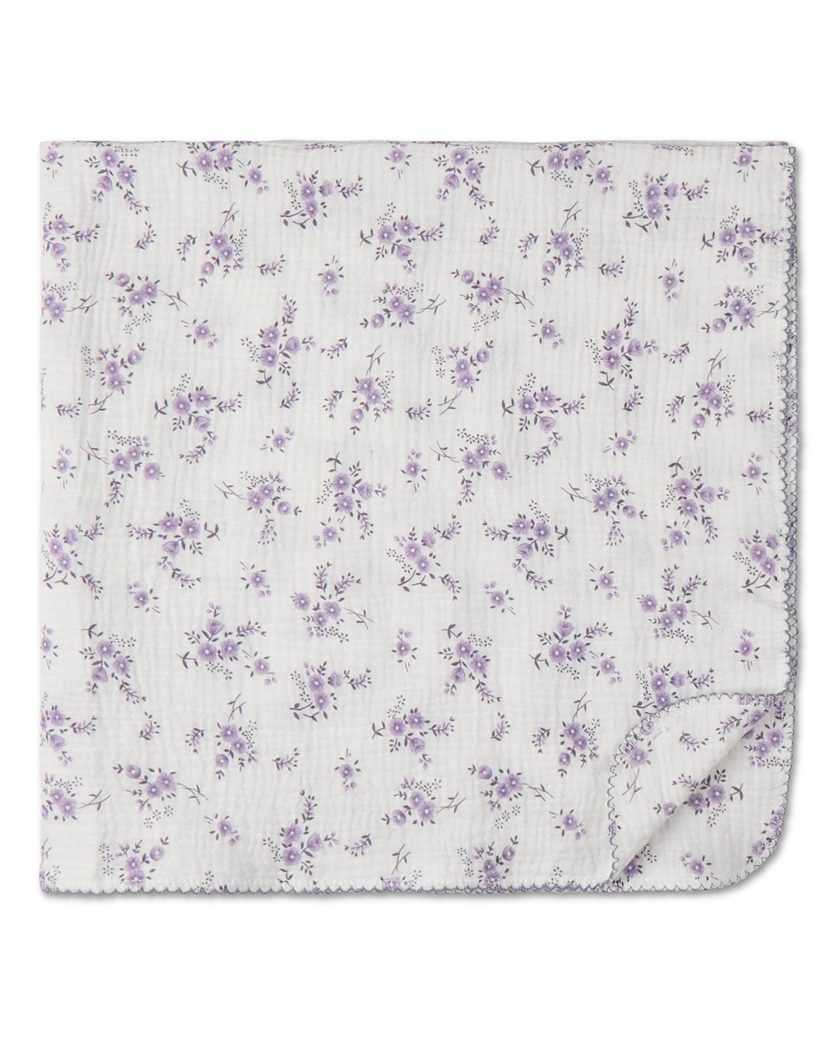 Baby Girls "Abigail" Cotton Swaddle Blanket : Color: Lavender
