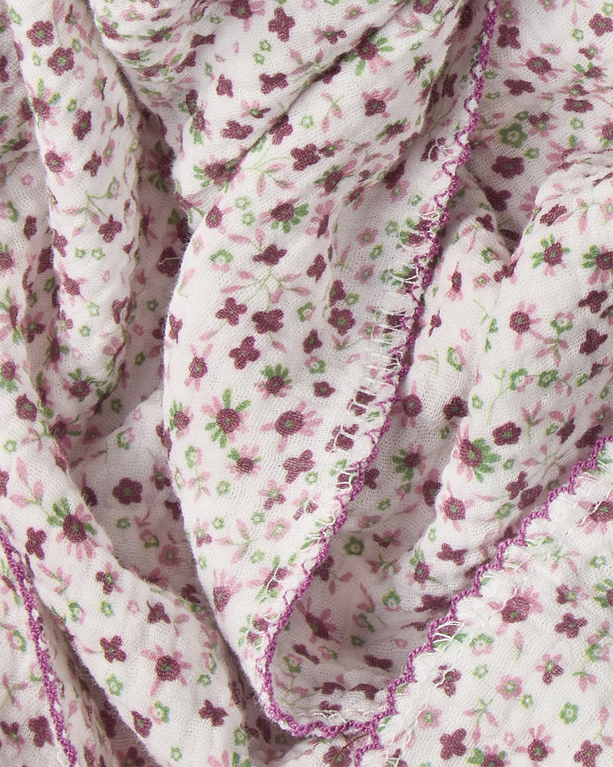 Baby Girls "Luna" Cotton Swaddle Blanket : Color: Winter White