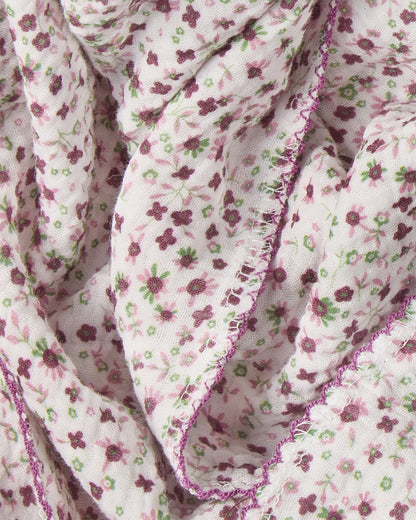 Baby Girls "Luna" Cotton Swaddle Blanket : Color: Winter White