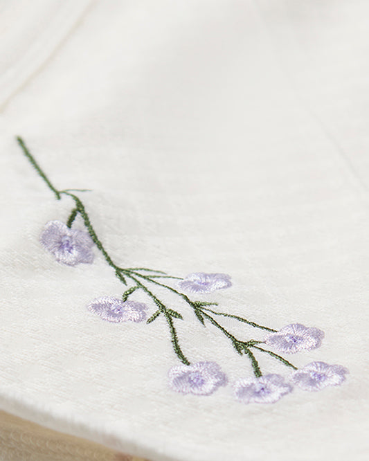 Baby Girls "Lilacs Are The Sweetest Bloom" Cotton / Rayon Blanket