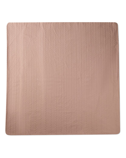 Baby Faux-Cable Cotton-Rich Textured Swaddle Blanket