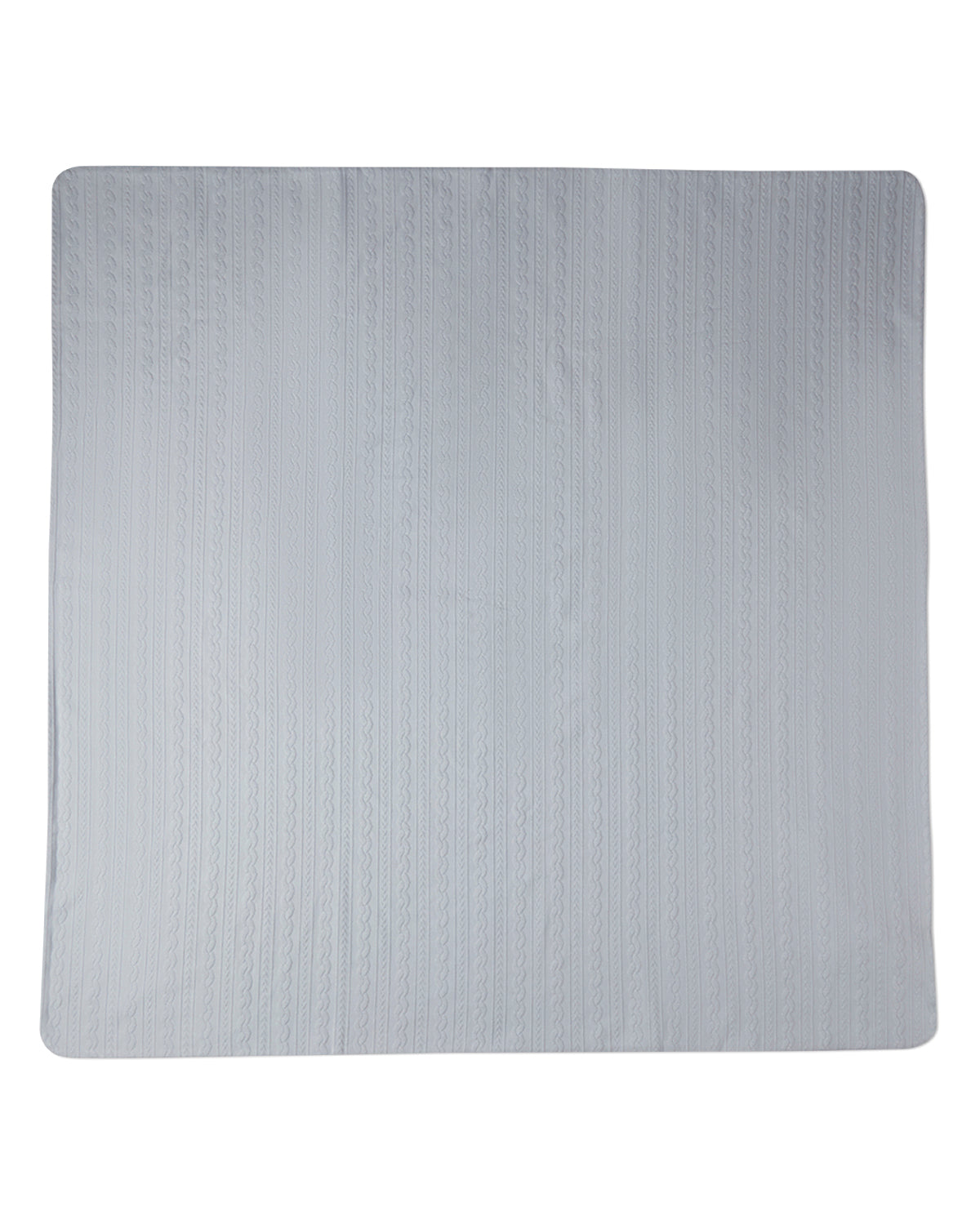 Baby Faux-Cable Cotton-Rich Textured Swaddle Blanket