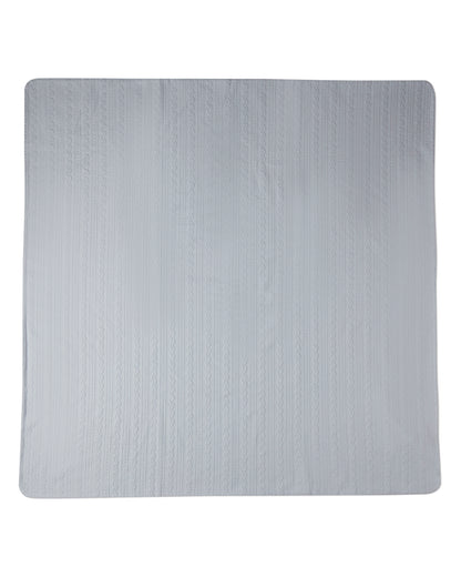 Baby Faux-Cable Cotton-Rich Textured Swaddle Blanket