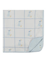Baby Boys "Sitting Goose" Cotton-Rich 2-Sided Swaddle Blanket