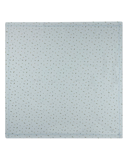 Baby "Tiny Leaves" Rayon-Blend Receiving and Swaddle Blanket