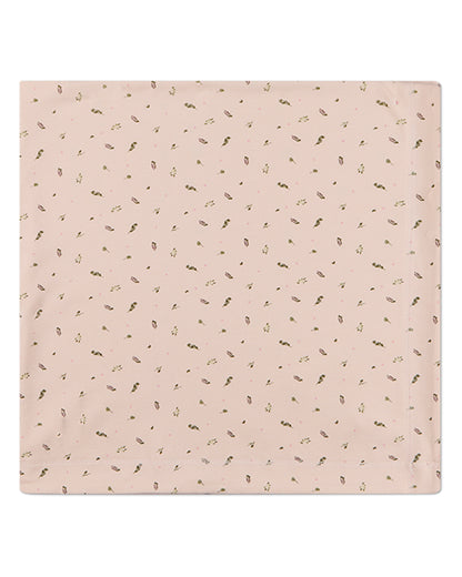 Baby "Tiny Leaves" Rayon-Blend Receiving and Swaddle Blanket