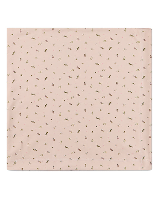 Baby "Tiny Leaves" Rayon-Blend Receiving and Swaddle Blanket