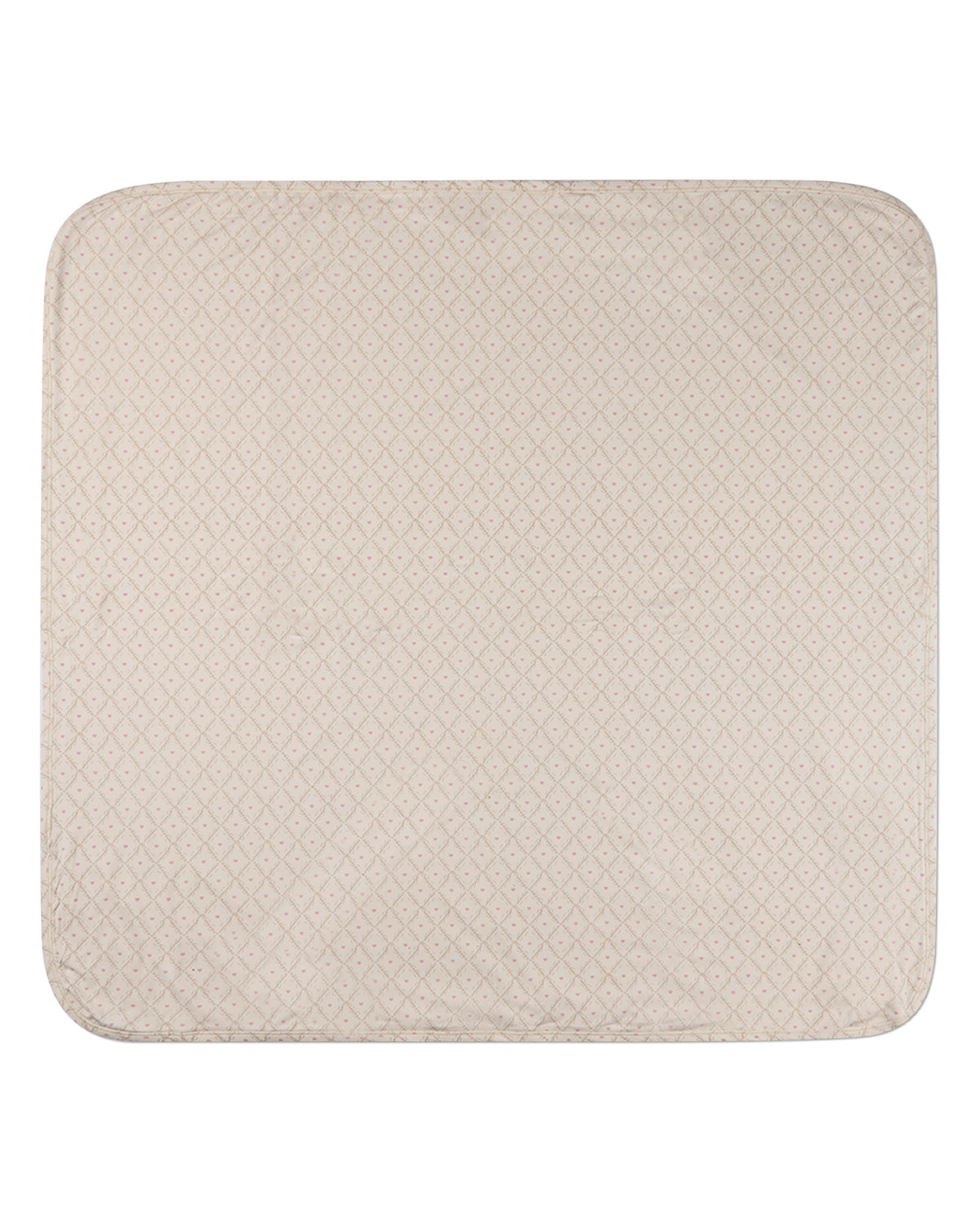 Baby Girls "Harlequin Heart" Modal-Blend All-Over Printed Swaddle Blanket