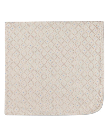 Baby Boys "Harlequin Diamond" Printed Modal-Blend Swaddle Blanket
