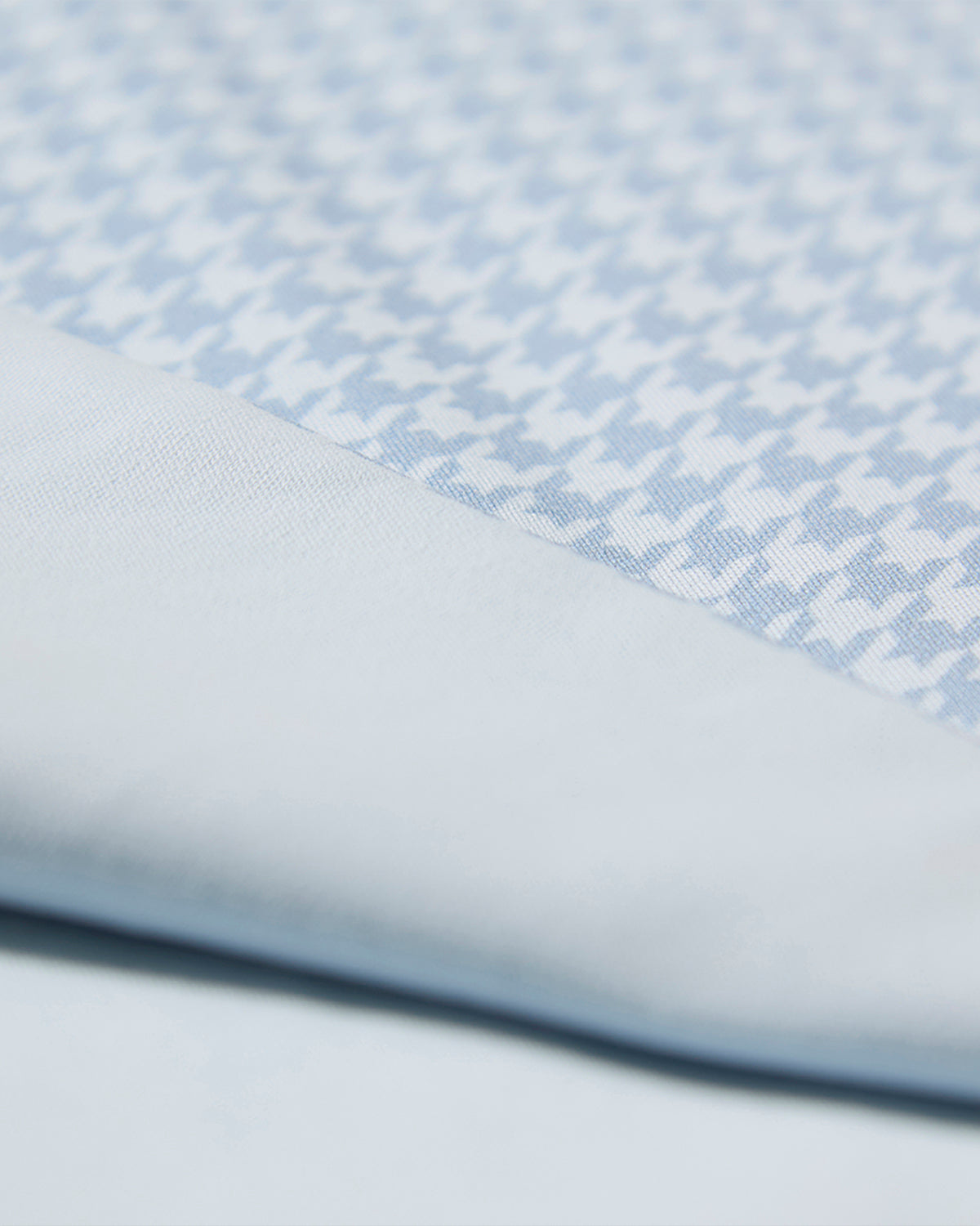 Baby Boys Houndstooth-Printed Double-Sided 100% Cotton Swaddle Blanket
