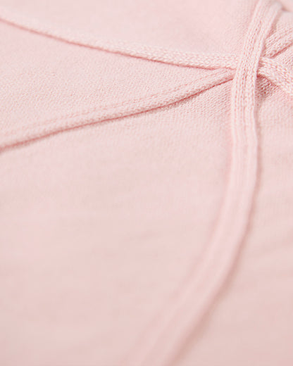 Baby Girls 100% Cotton Fine-Gauge Knit Blanket with Tonal Knit Bow