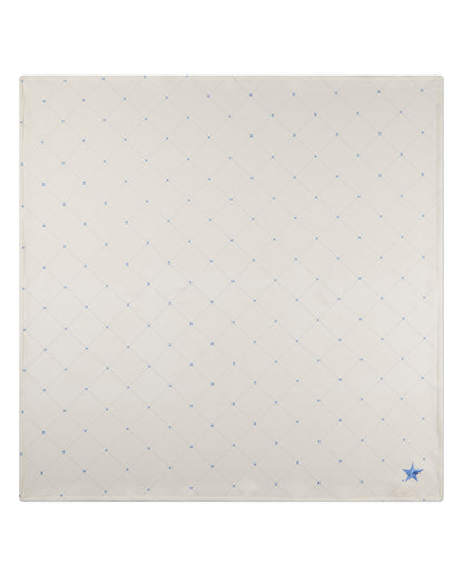 Baby Boys "Stars and Stitching" Cotton/Rayon-Blend Snuggle Blanket