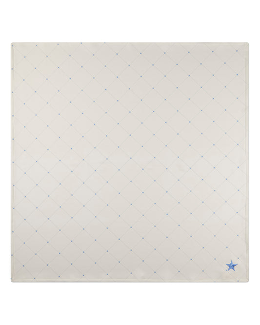 Baby Boys "Stars and Stitching" Cotton/Rayon-Blend Snuggle Blanket