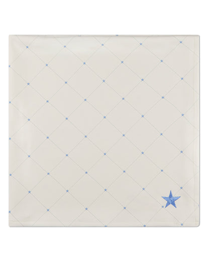 Baby Boys "Stars and Stitching" Cotton/Rayon-Blend Snuggle Blanket