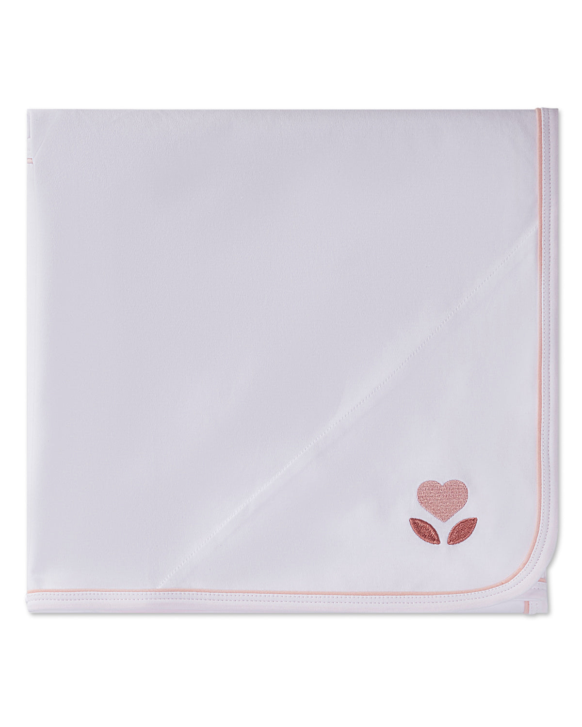 3 Piece Baby Girls 100% Pima Cotton Footie Set with Peter Pan Collar and Embroidered Hearts : Color: Winter White