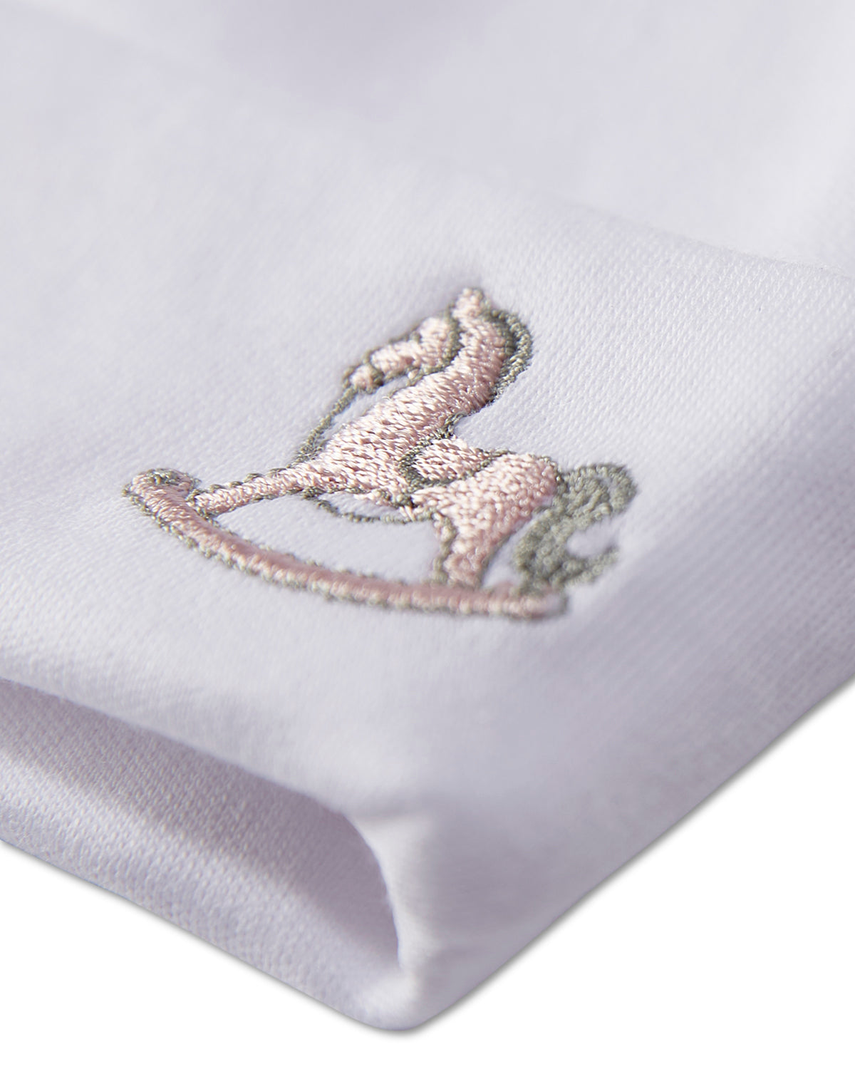 3 Piece Baby "Rocking Pony" 100% Pima Cotton Footie Set : Color: Lilac