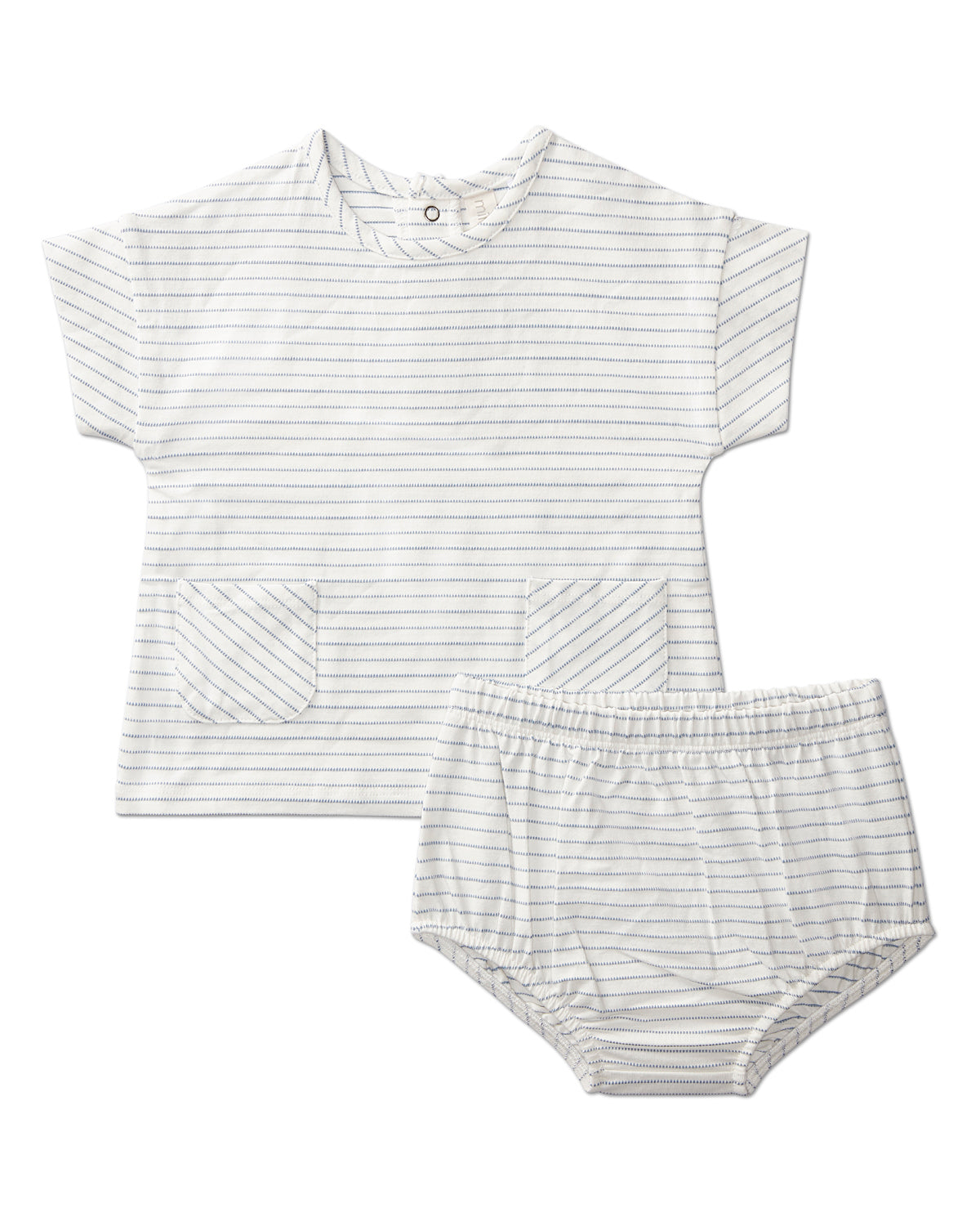 Tiny Stripe Set : Color: Blue